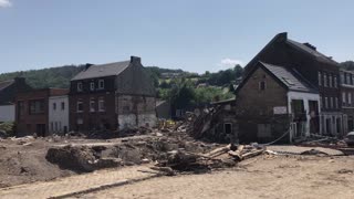 Aftermath of Flooding in Pepinster