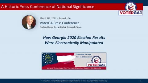 VoterGA Press Conference March 7th