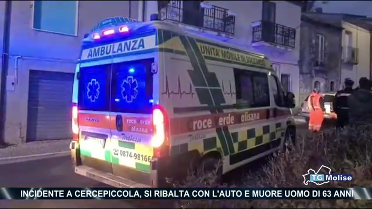 💥 Incidente a Cercepiccola, si ribalta con l'auto e muore..