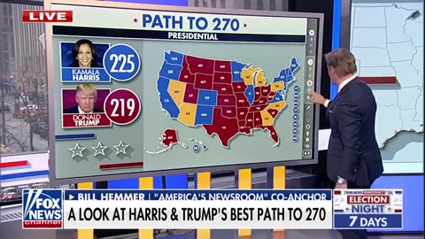 Path to the presidency_ How Trump and Harris can reach the White House