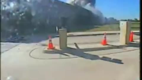 "GROUND level CCTV footage show rocket hit to pentagon"