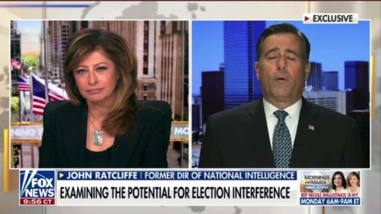 Former Director of National Intelligence John Ratcliffe on Elections2024