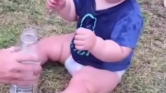 Cute baby s funny video