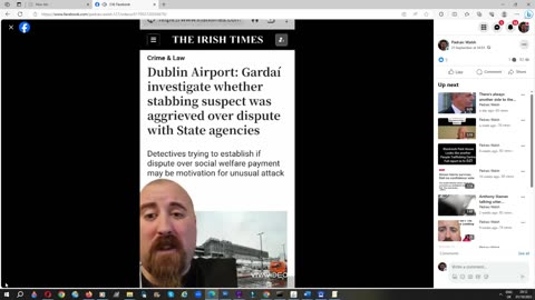 Man arrested after stabbing at Dublin Airport Michael Brazil 21-09-23