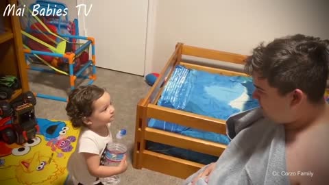 Funny Baby Reactions To Dads Shaving Beards 🧔👶 Cutest Babies in The World