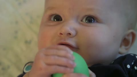 Child planning with his toys