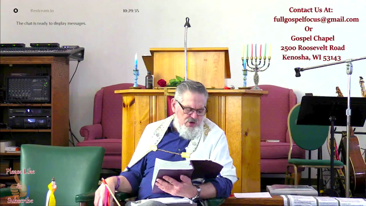 Shabbath Service With Songs, Praise, Worship and Torah Scripture Reading 2/24/2023