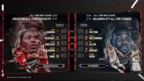 NBA 2K21 Multiplayer 2010's All Stars Vs 1980's All Stars