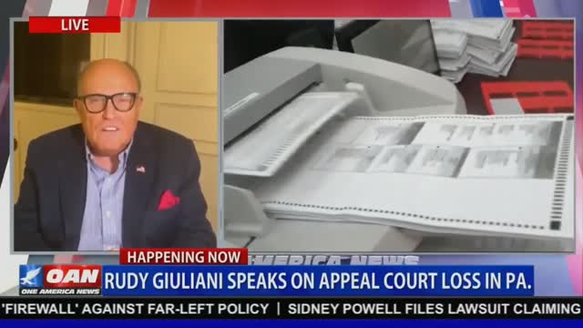 Mayor Rudy Giuliani Talks About the Trump Team Case OANN