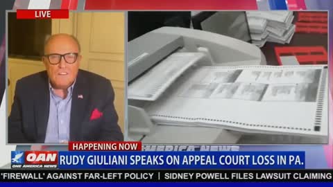 Mayor Rudy Giuliani Talks About the Trump Team Case OANN