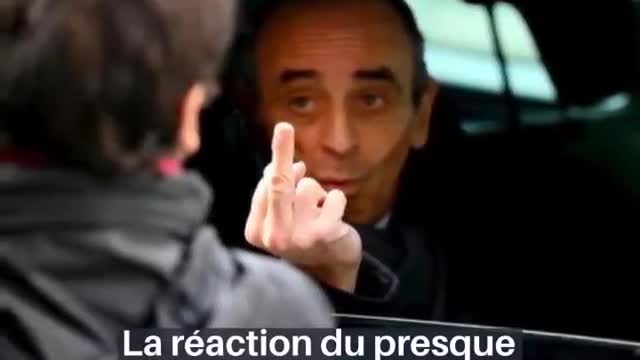 ÉRIC ZEMMOUR fait un DOIGT D'HONNEUR à une GAUCHISTE