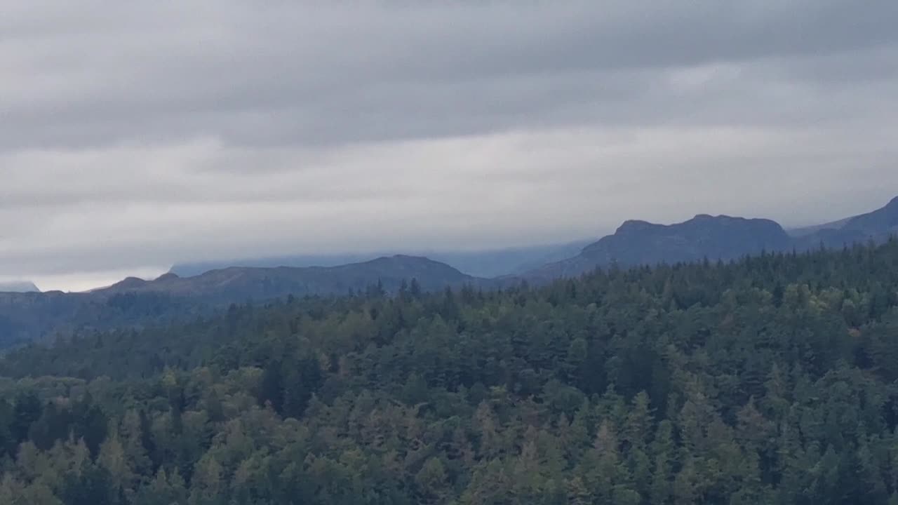 View Of Welsh Mountains