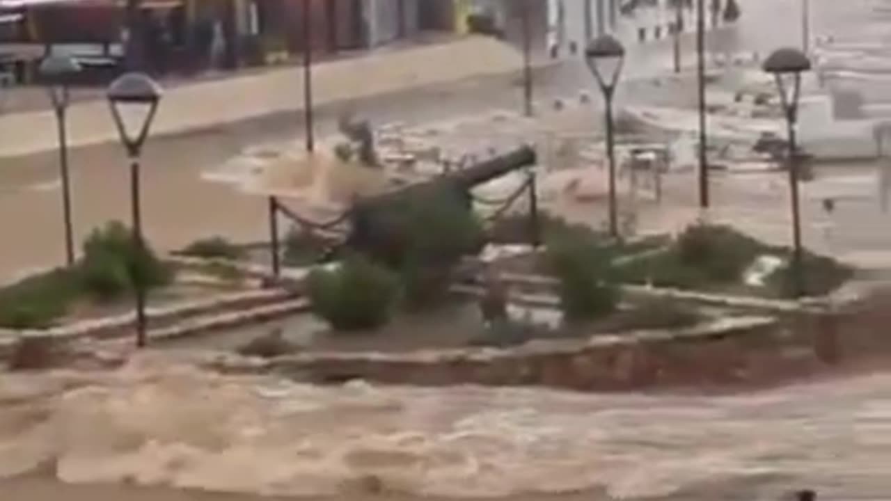 Heavy Floods In L'Ametlla De Mar Of Tarragona Province, Spain | September 21, 2024