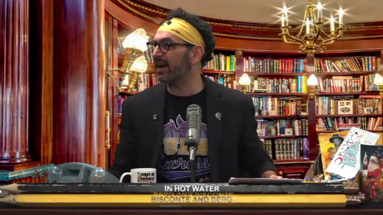 Chrissie Mayr calls into In Hot Water on Janaury 6th while storming the capital