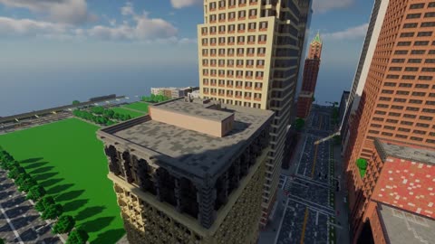 Building New Serenity #76 Filling Out the Skyline (Part 35) Minecraft Timelapse