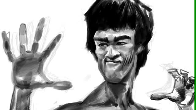 Bruce Lee Speed Painting