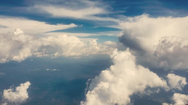 Blue sky and white clouds