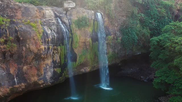 Water Falls of a Rocky Mountain.