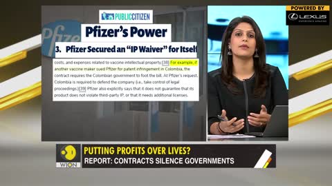 TV indiana revela como a Pfizer intimida e chantageia os países com injecções COVID