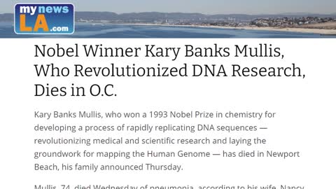The timely Death of Dr. Fauci’s Most Notable Critic, Dr. Kary Mullis