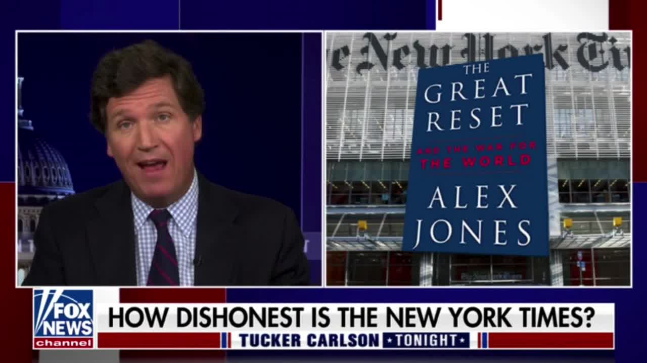 Tucker Carlson Exposes New York Times Lying About Best-Selling Book In America