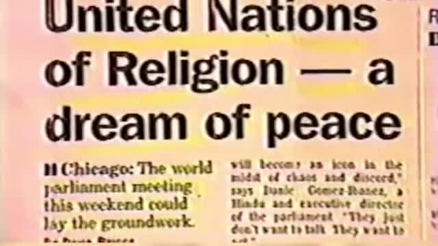 Terry Cook, investigative researcher in a unique and prophetic video from the 1990’s of the NWO..