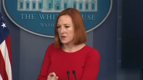 Psaki describes how Biden is spending his day in the lead up to his Jan. 6 speech tomorrow