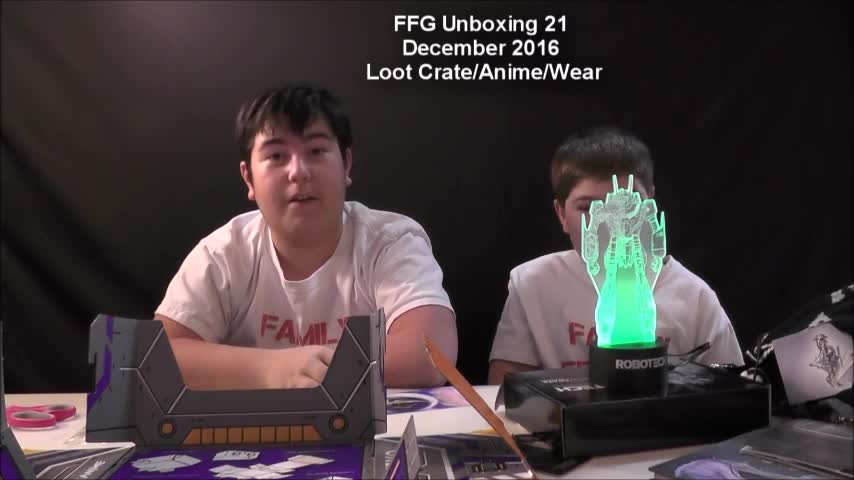 FFG Unboxing 21 December 2016 Loot Crate Anime