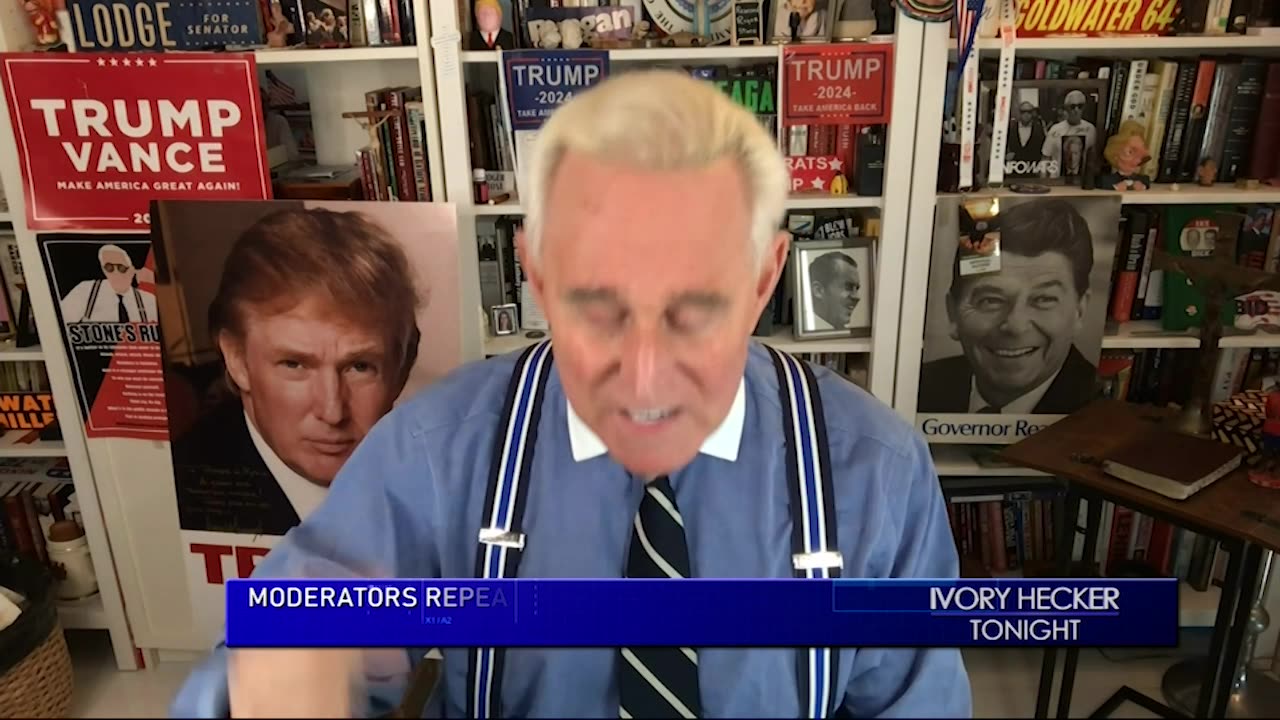 Ivory Hecker Tonight - Where Do Trump And Harris Go From Here? W/ Author, Roger Stone.