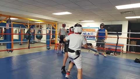 Joey boxing Dylan and Nick 1. 7/25/22