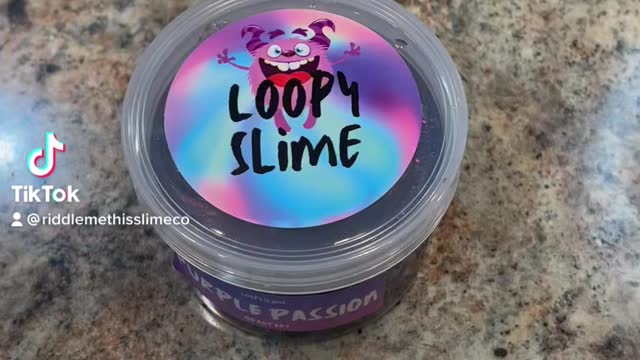 100% Honest Purple Passion from Loopy Slime Co. Quick Review