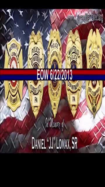 Patrolman JJ Lomax: Forest City Borough Police Department, Pennsylvania