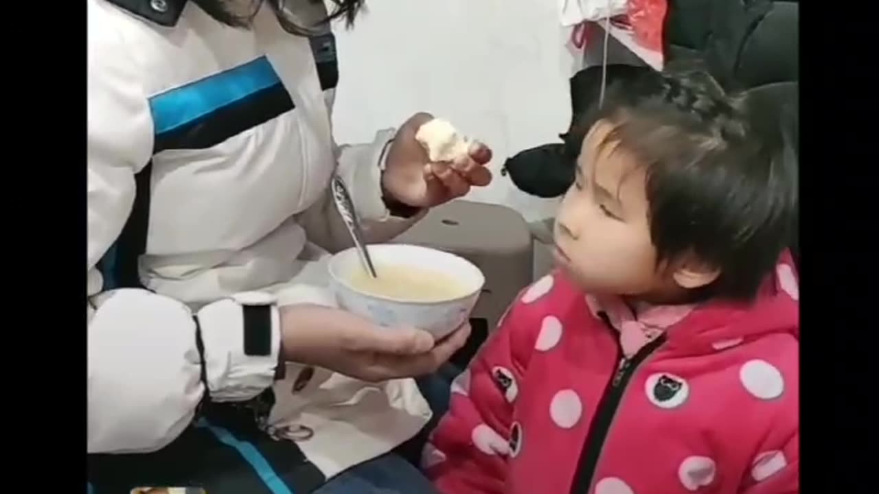 #Blind mom & child china