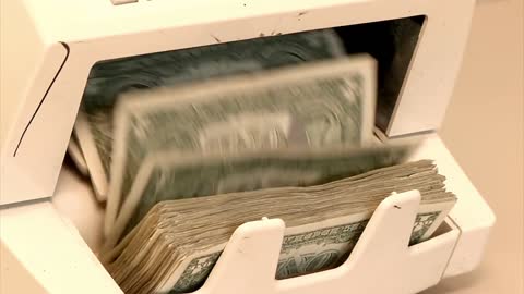 a money counting machine