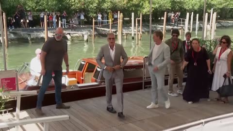 Brad Pitt and George Clooney send Venice into a frenzy