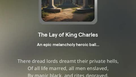 The Lay of King Charles Alternate version 8