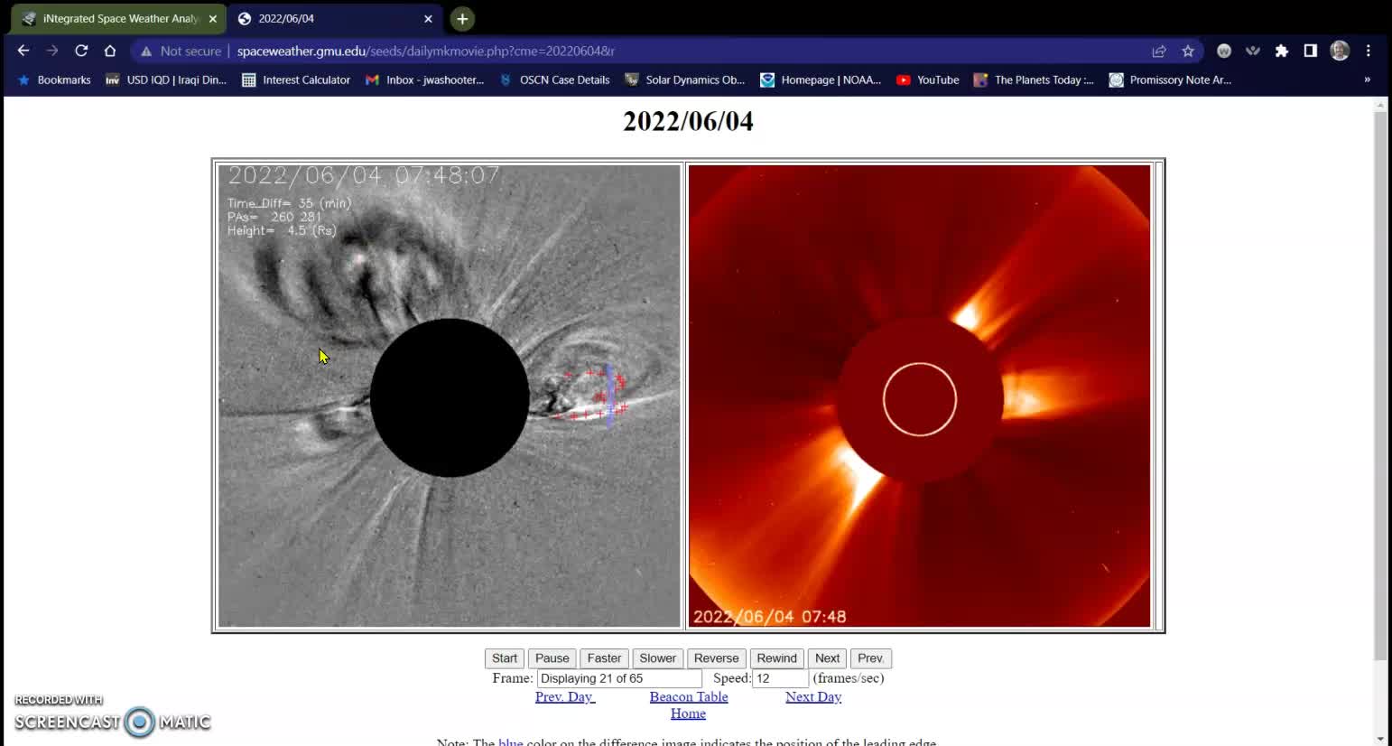 C-Flare just happened, War in the heavens 06-05-22