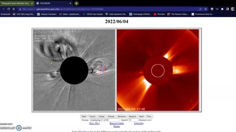 C-Flare just happened, War in the heavens 06-05-22