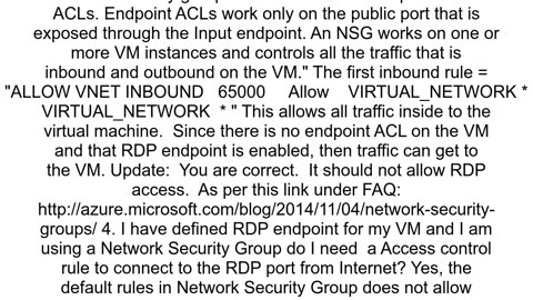 Azure Network Security Groups not working attached to subnet