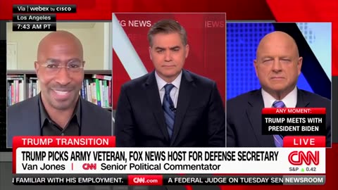 VAN JONES: PETE HEGSETH IS FOX NEWS HOST WHO USED TO BE IN THE MILITARY,