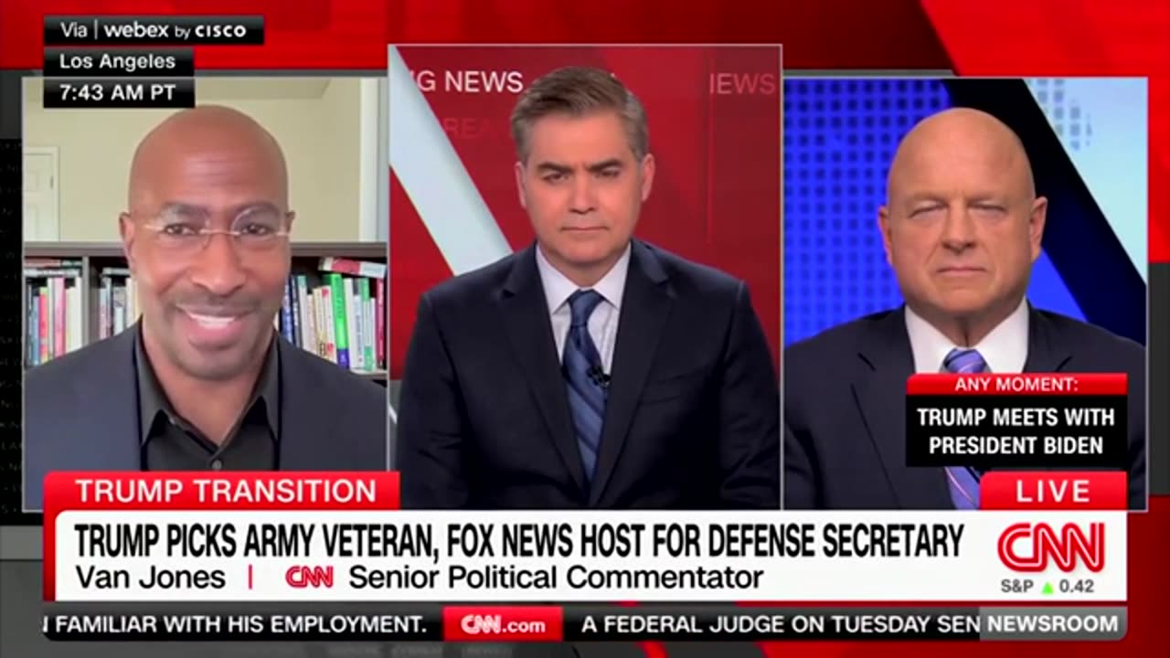 VAN JONES: PETE HEGSETH IS FOX NEWS HOST WHO USED TO BE IN THE MILITARY,