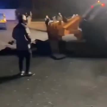 🚨WATCH: The protests are escalating as Farmers take to digging up Highways that lead into Paris