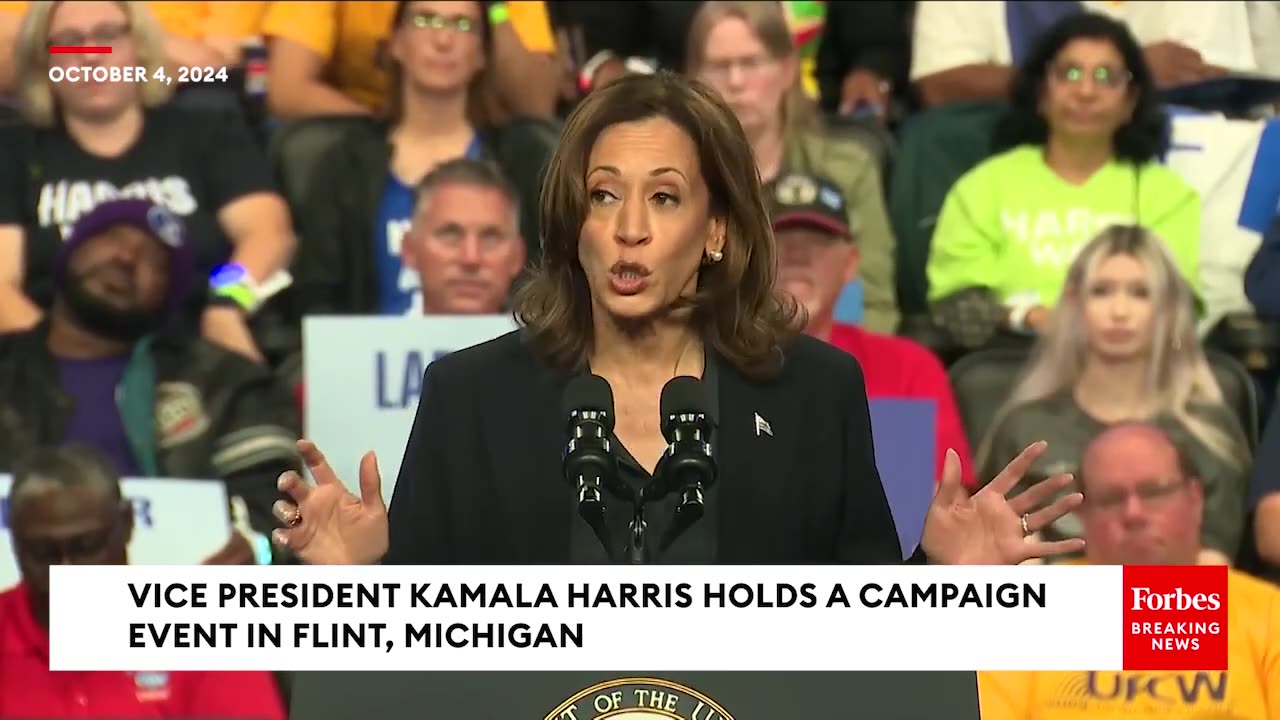 Kamala Harris Slams Donald Trumps Job Creation Record During MI Rally- He Always Fails To Deliver