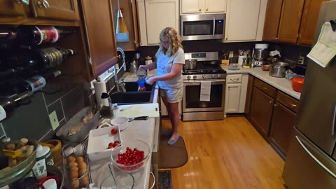 Summer Harvest Pickled Tomatoes and Peppers (August 19, 2024)