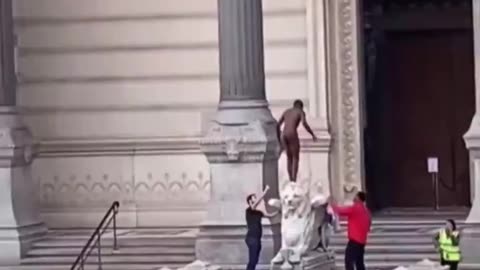 Lyon Cathedral, France. Is he engineer, doctor or what?