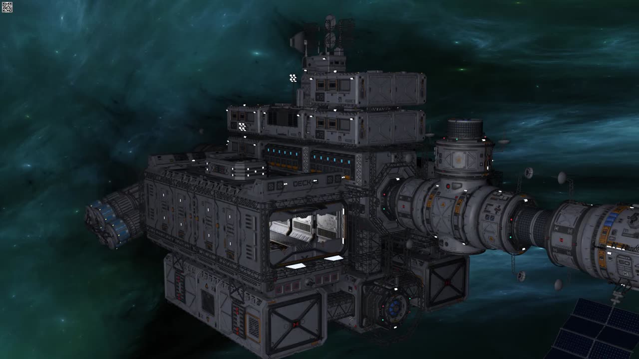 Space Station Solaris with Eevee - Blender - DAZ Studio