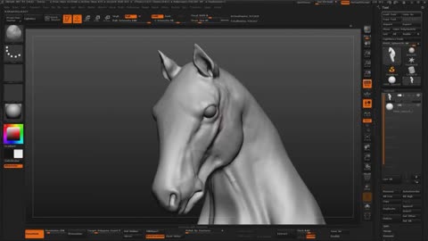 Chapter 3: Modeling the Unicorn in ZBrush Unicorn ZbrushSpeedSculpt.