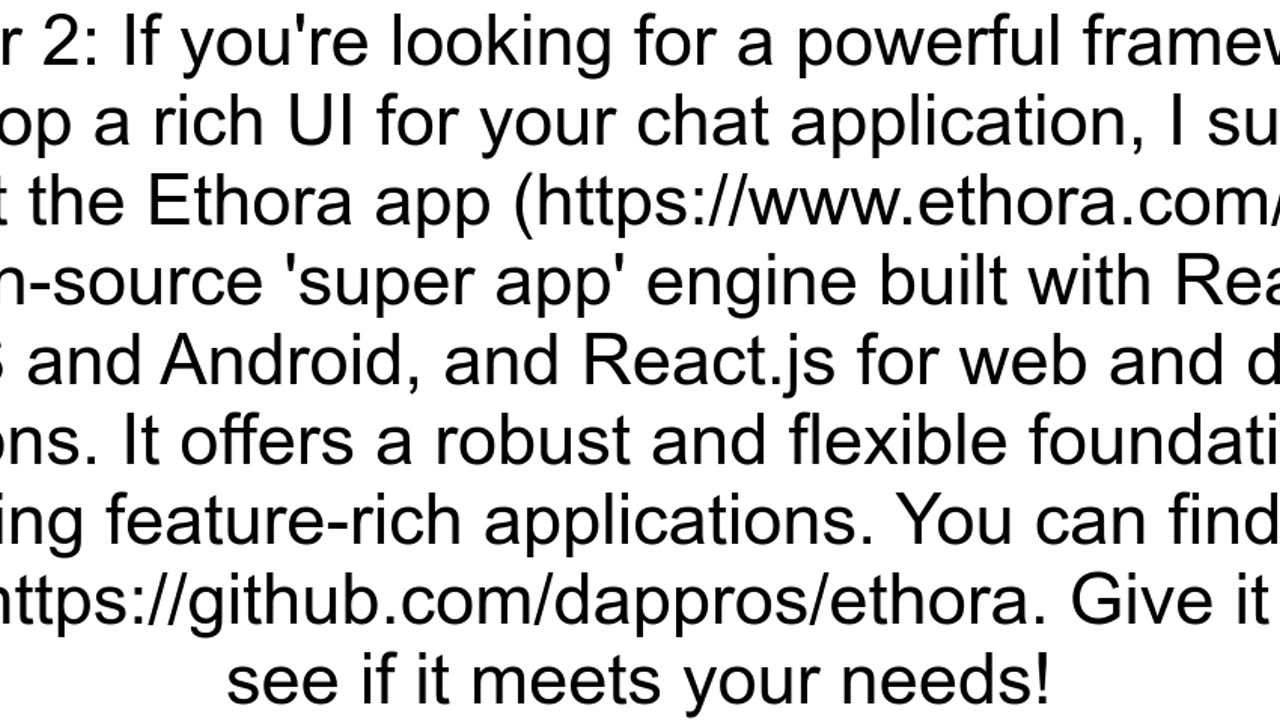 Javascript open source to make gui like chat application