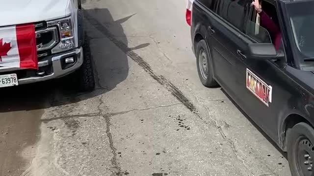 Convoy into North Bay