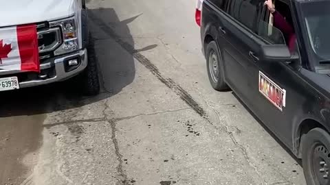 Convoy into North Bay